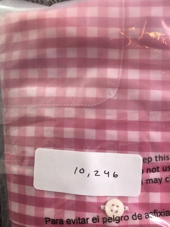 Johnnie-O Mens Performance Shirt Men XXL Pink Check Gingham Stretch Button - Picture 10 of 10